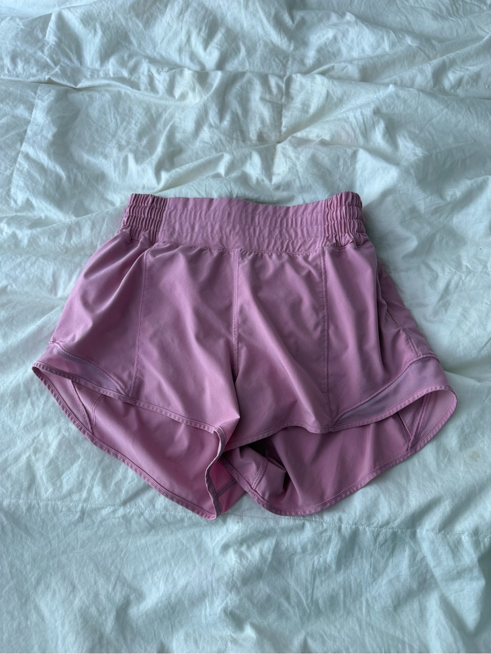Women's Pink Athletic Running Shorts